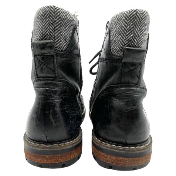 CREVO men\'s black leather boots size 13 main image 5